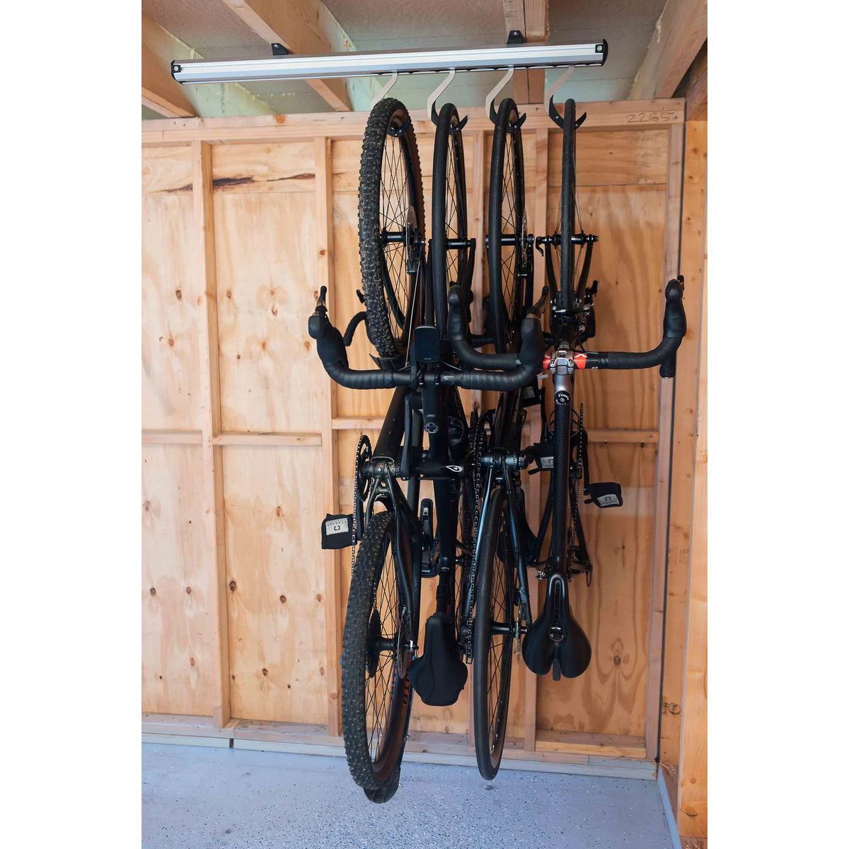 SpaceRail 4-Bike Ceiling Mounted Bike Rack