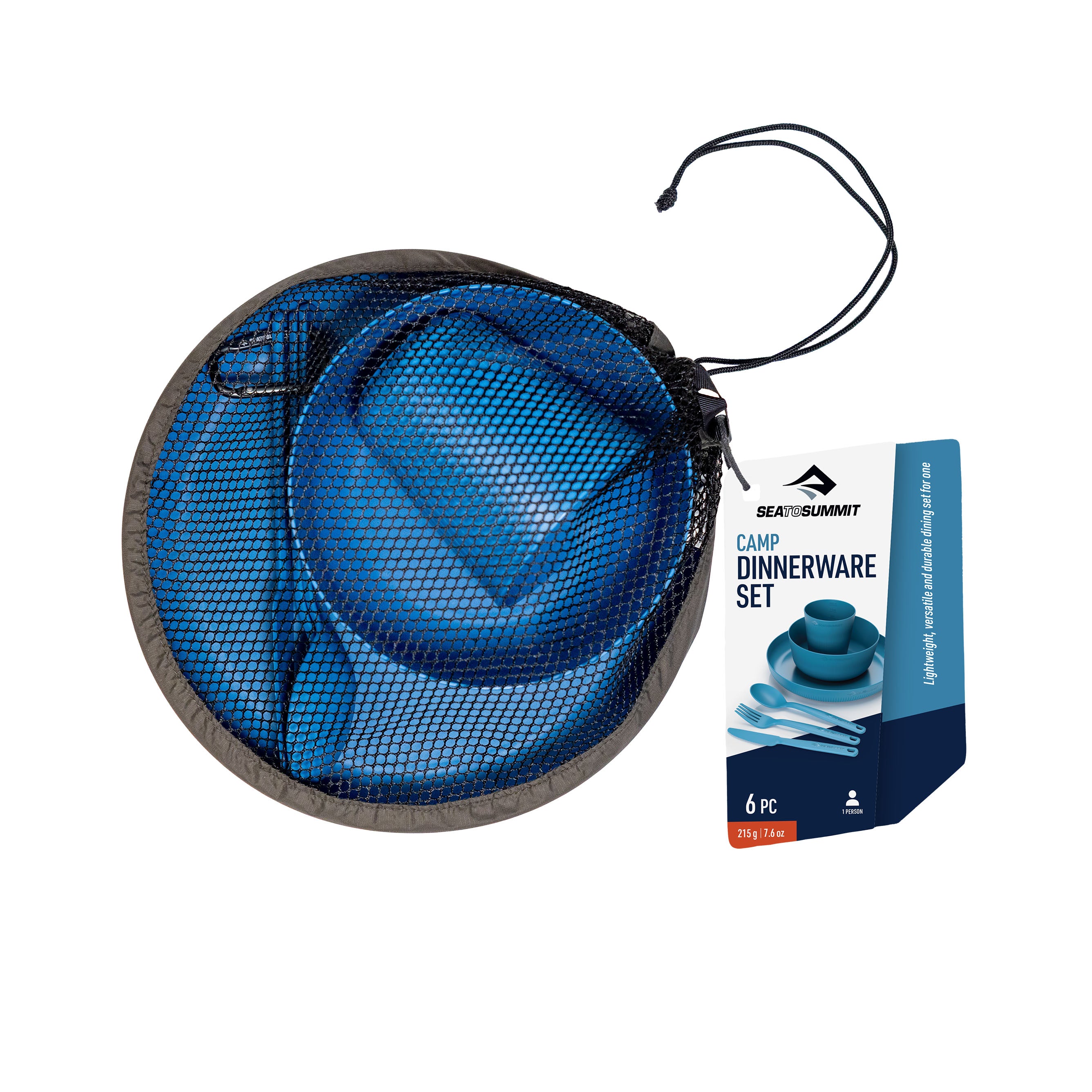 Camp Dinner Set (6 Piece) - Blue