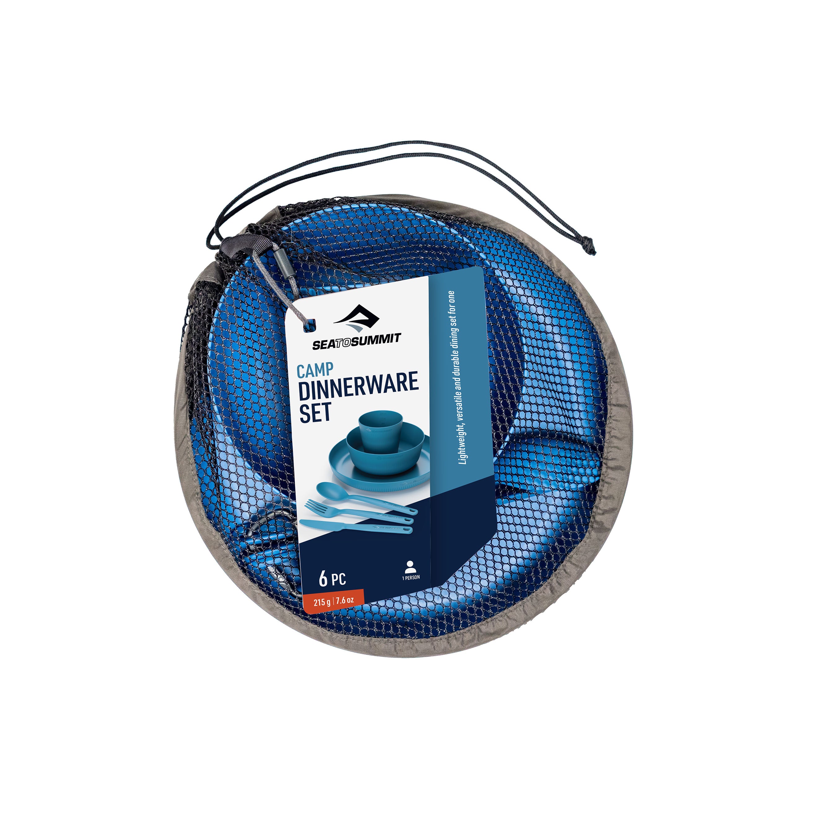 Camp Dinner Set (6 Piece) - Blue