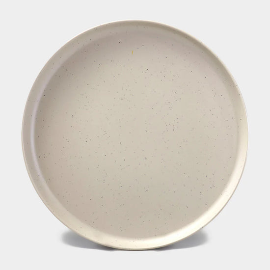 Deluxe Melamine Plate - Cream
