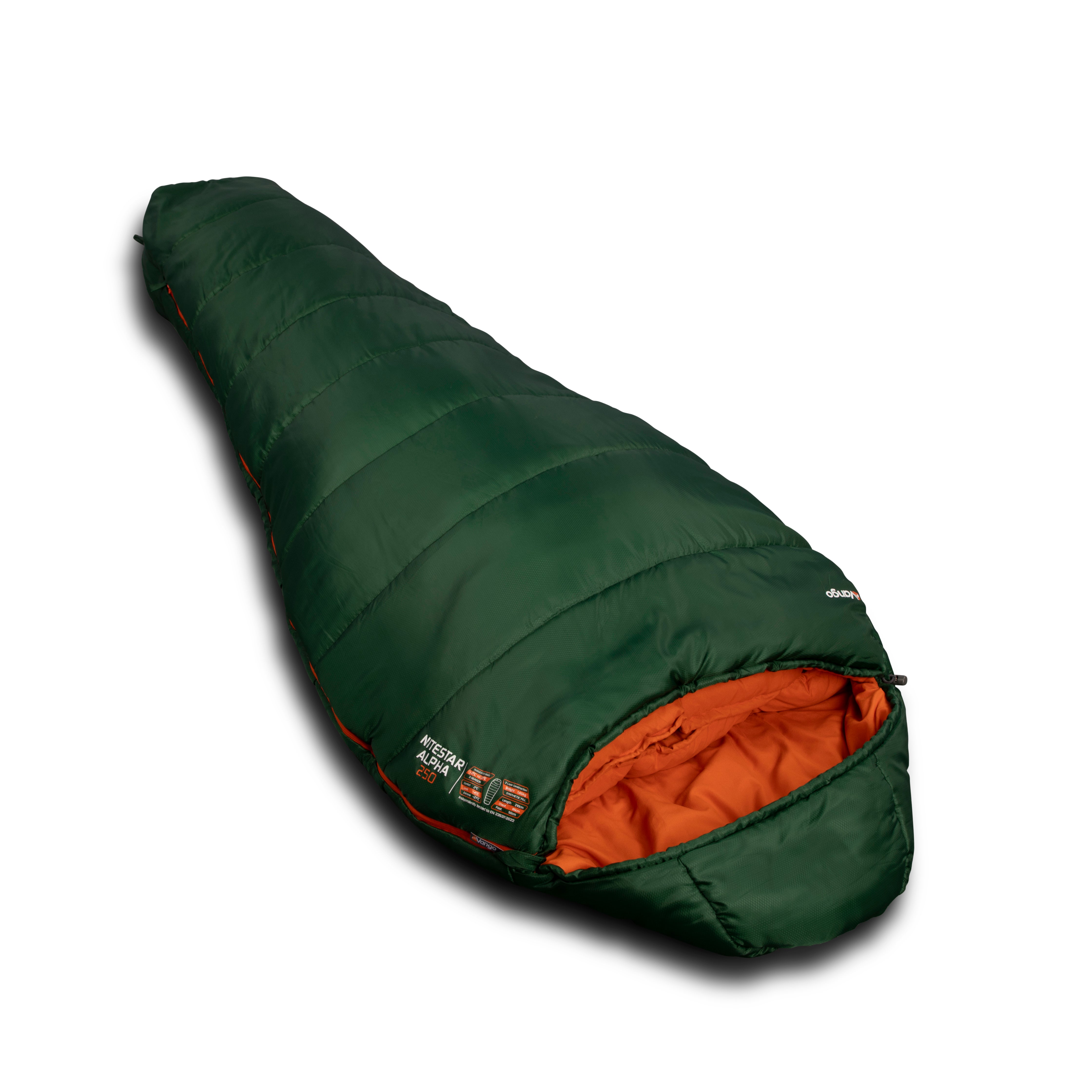 Nitestar Alpha 250 Sleeping Bag - Green