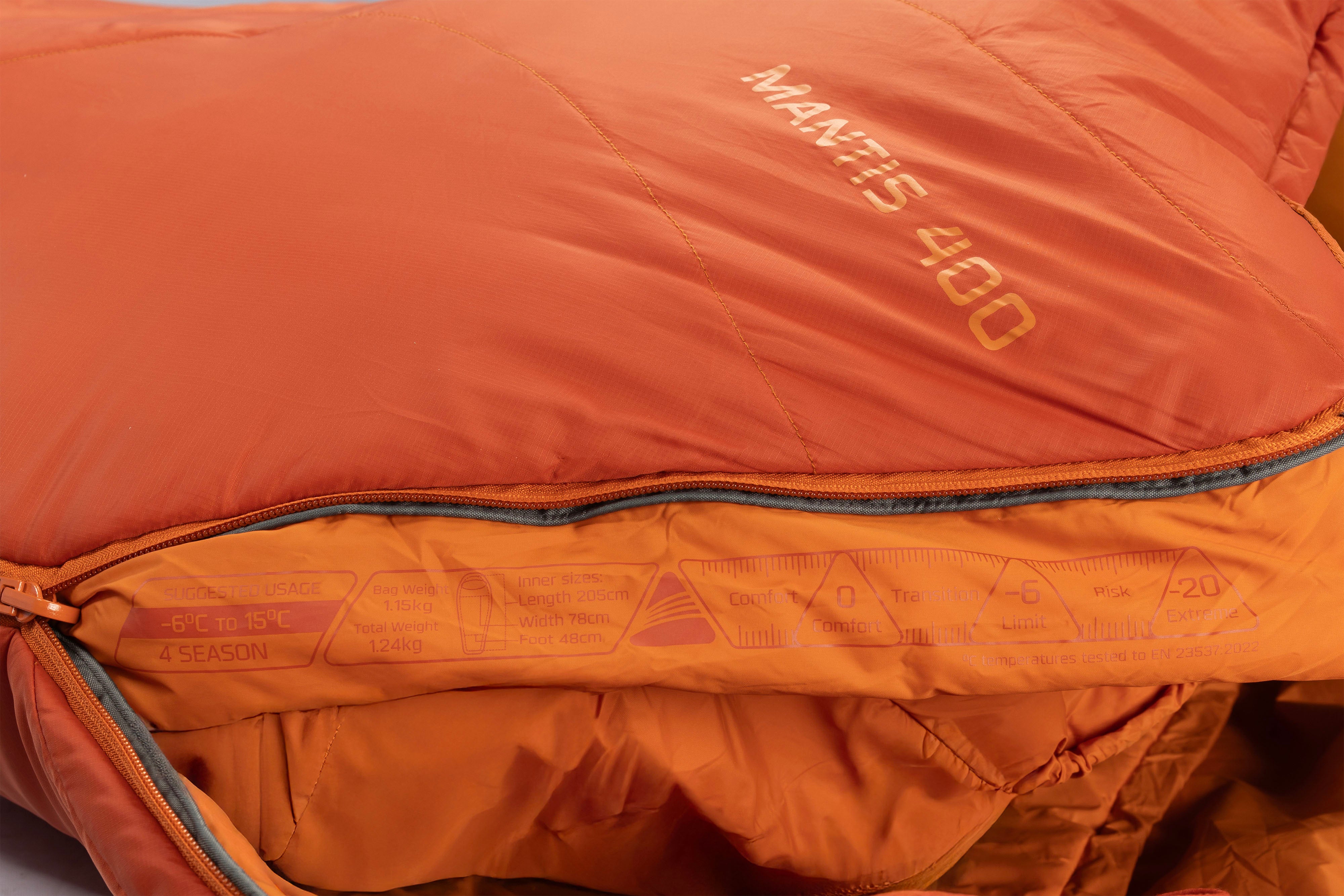 Mantis 400 Sleeping Bag - Red