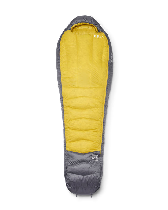Neutrino -12°C Down Sleeping Bag - Yellow / Grey