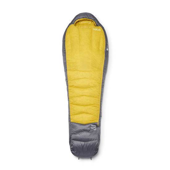 Neutrino -12°C Down Sleeping Bag - Yellow / Grey