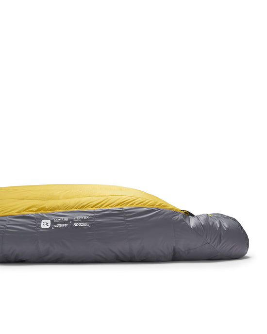 Neutrino -12°C Down Sleeping Bag - Yellow / Grey
