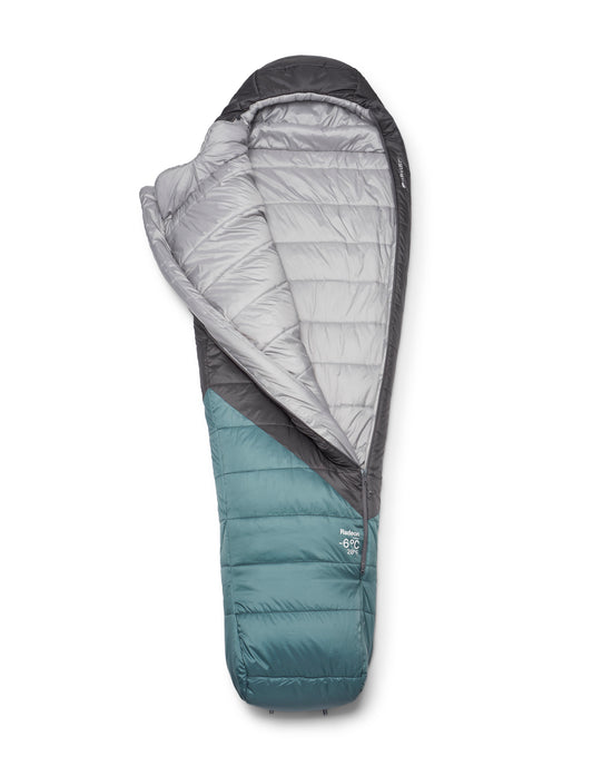 Radeon -6°C Sleeping Bag - Grey/Green