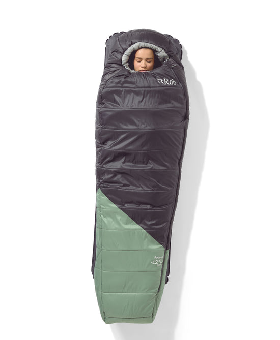 Women's Radeon -6°C Sleeping Bag - Grey/Green