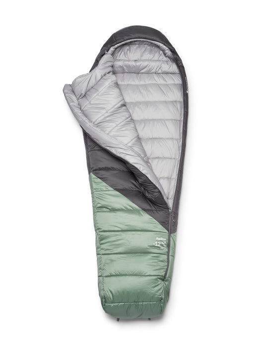 Women's Radeon -12°C Sleeping Bag - Green / Grey
