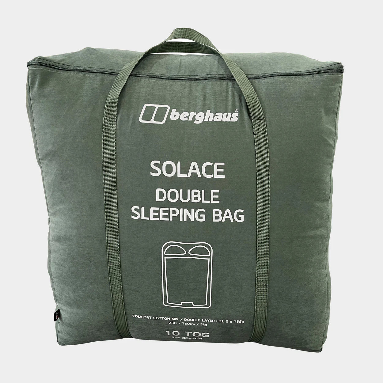 Solace Double Sleeping Bag - Green