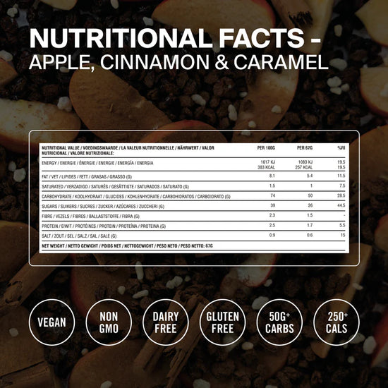 Bar50 Energy Rice Bars - Apple Cinnamon & Caramel