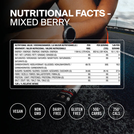 Gel50 Dual-Carb Energy Gel - Mixed Berry