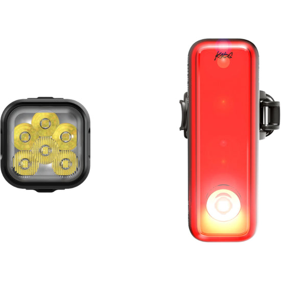 Blinder 1400 + R-150 Rear Bike Light Set - Black