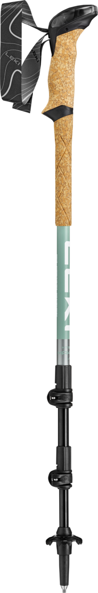Makalu Lite Compact Walking Poles - Green