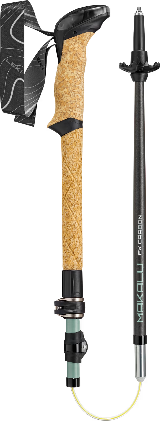 Makalu FX Carbon Compact Walking Poles - Grey