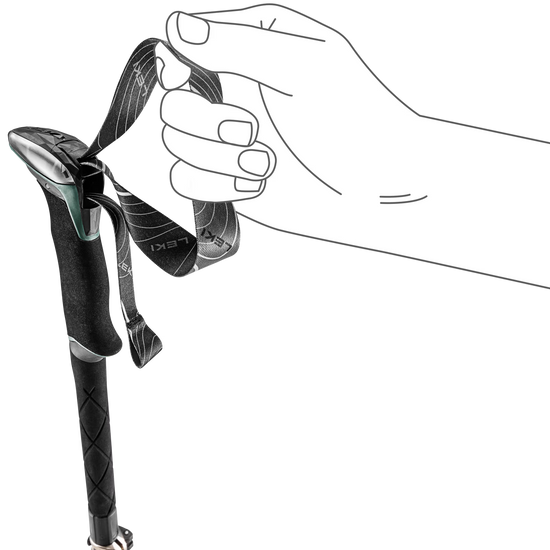 Makalu FX Carbon Walking Poles - Grey