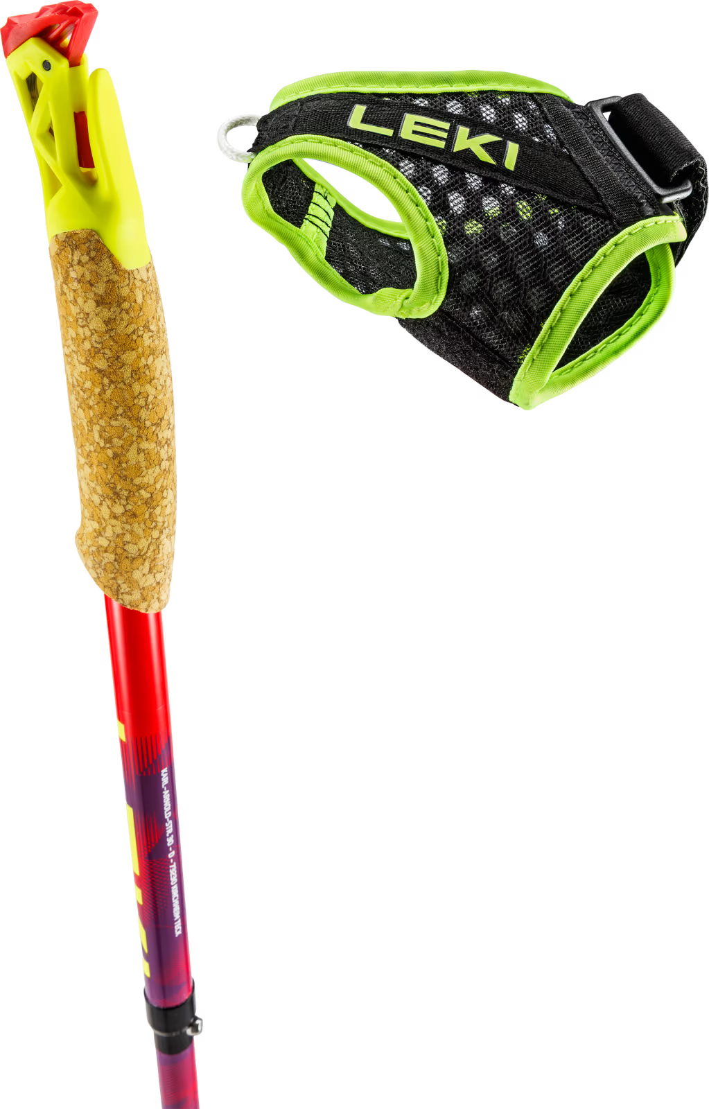 Ultra Trail FX One Trail Running Poles - Red