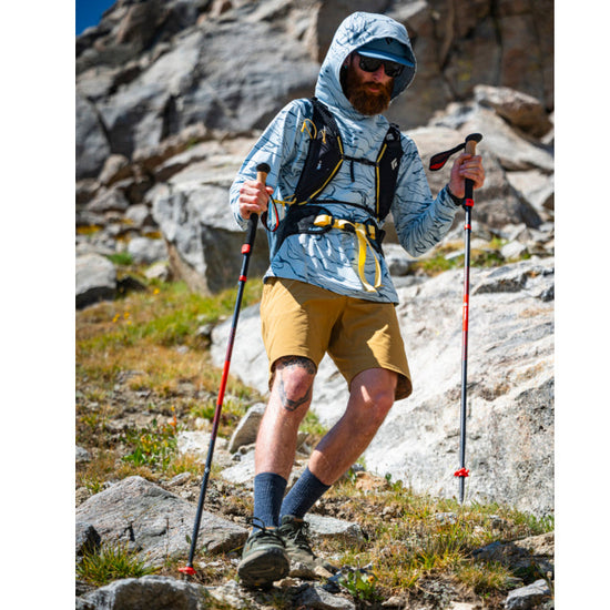 Pursuit Carbon FLZ Trekking Poles - Orange