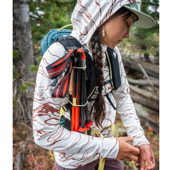 Pursuit Carbon FLZ Trekking Poles - Orange