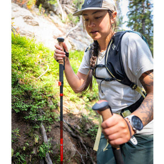 Pursuit Carbon FLZ Trekking Poles - Orange