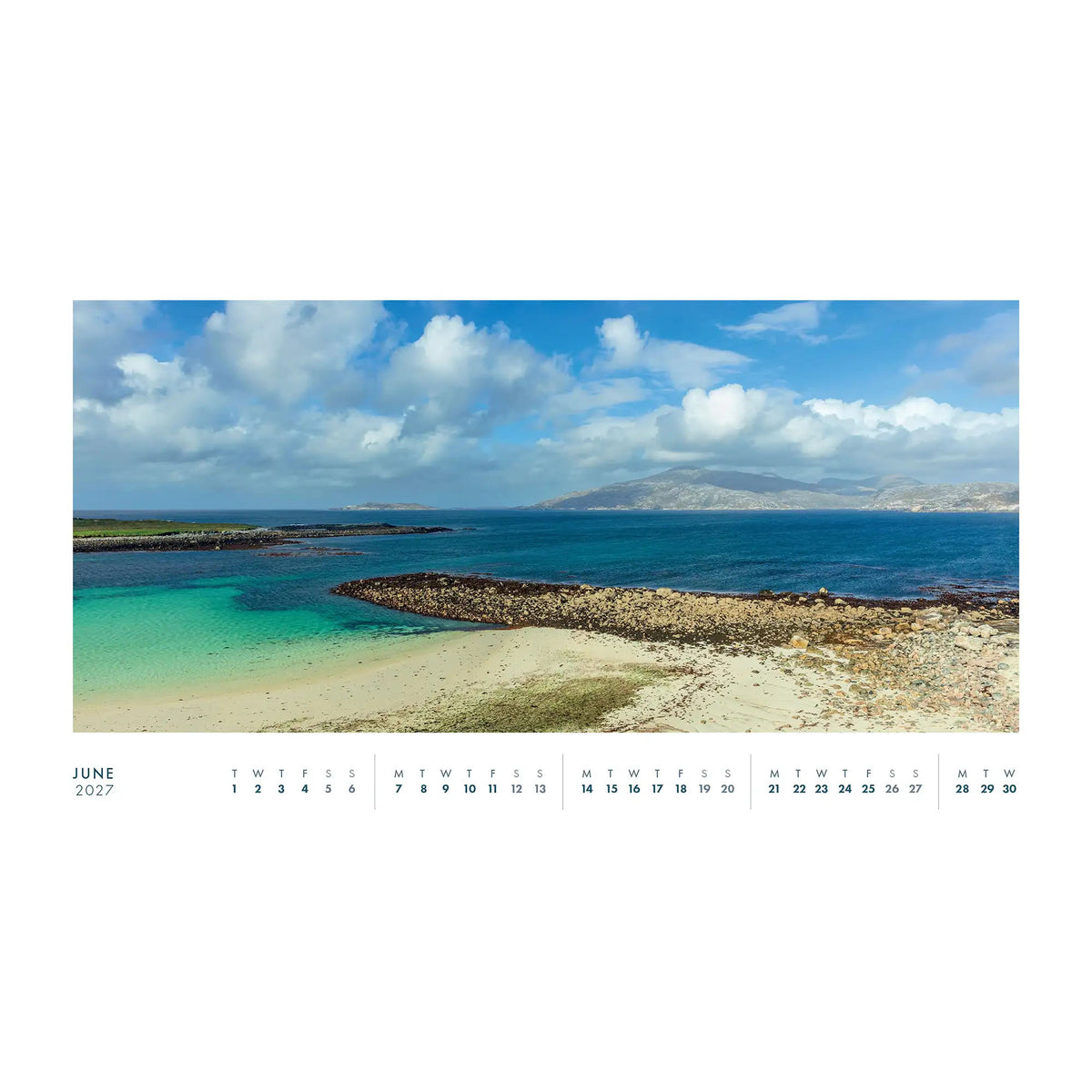 Scotland Desk 2027 Calendar