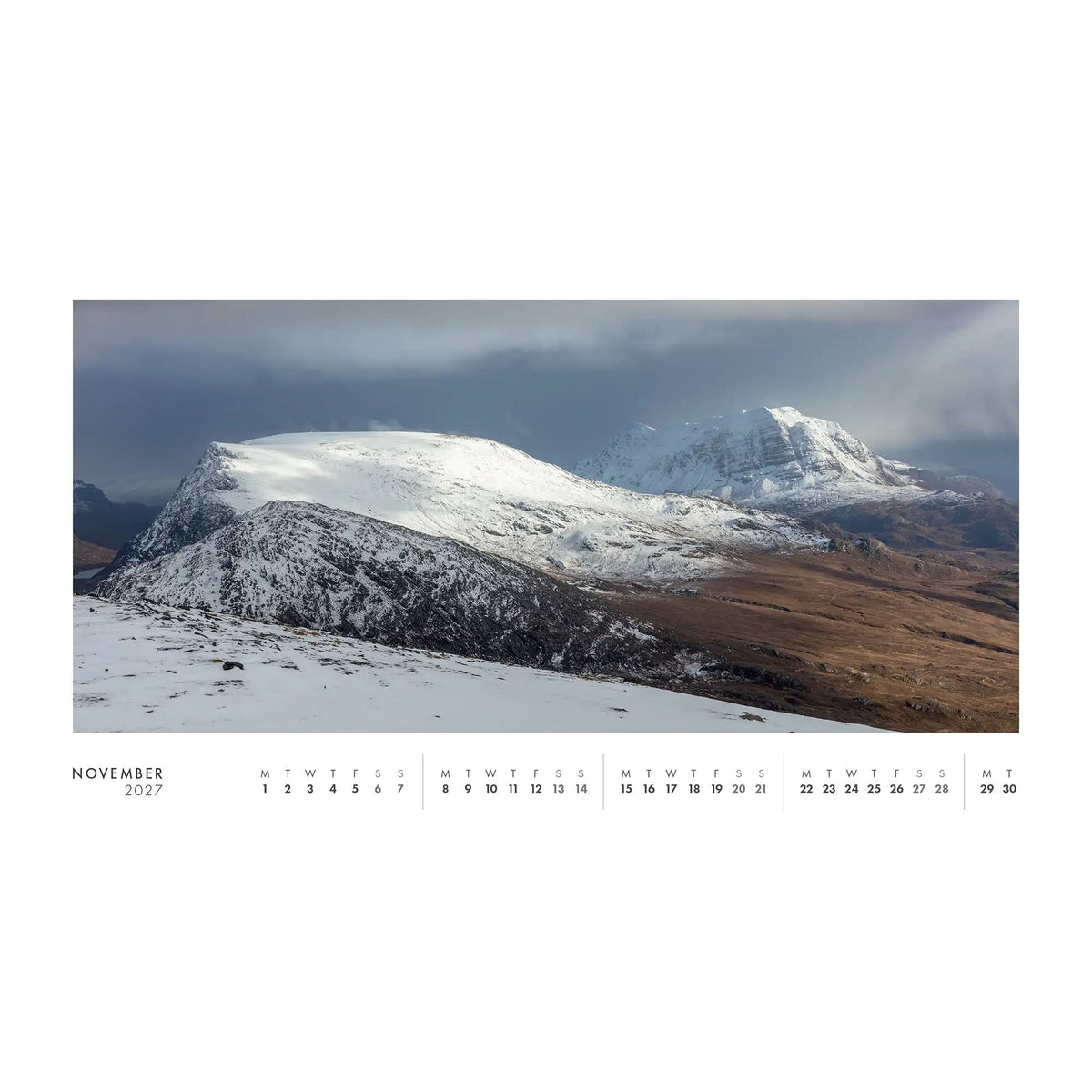 Scotland Desk 2027 Calendar