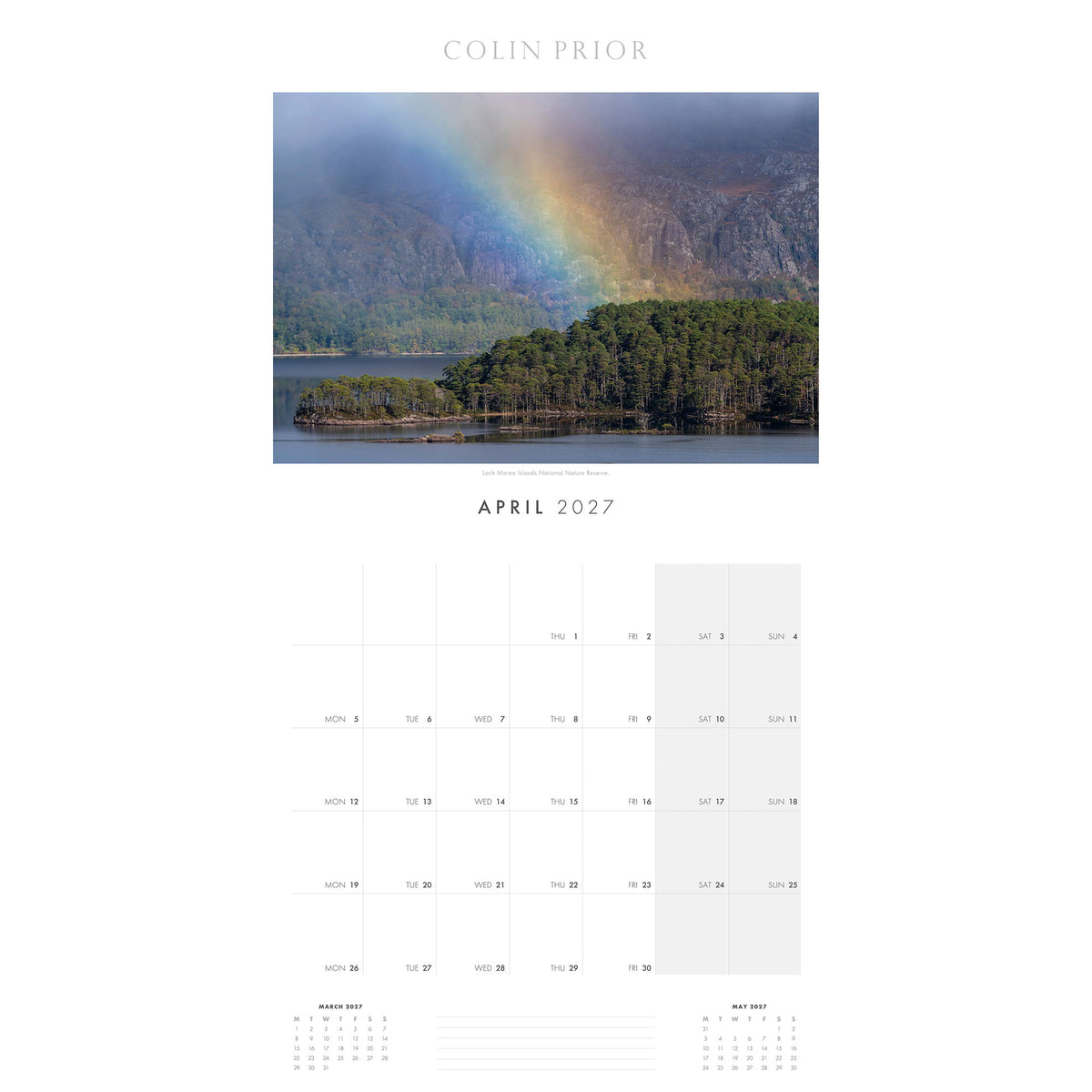 Scotland Wild Places 2027 Calendar