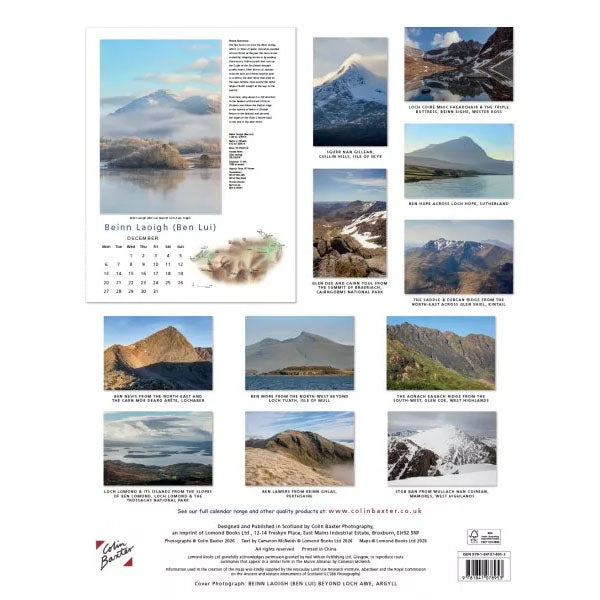 2027 Munros Calendar