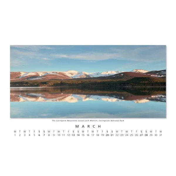 2027 Scotland Panorama Calendar