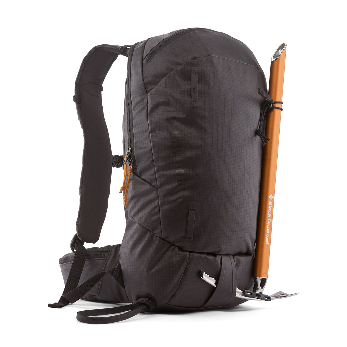 SnowDrifter 20L Ski Backpack - Black / Orange