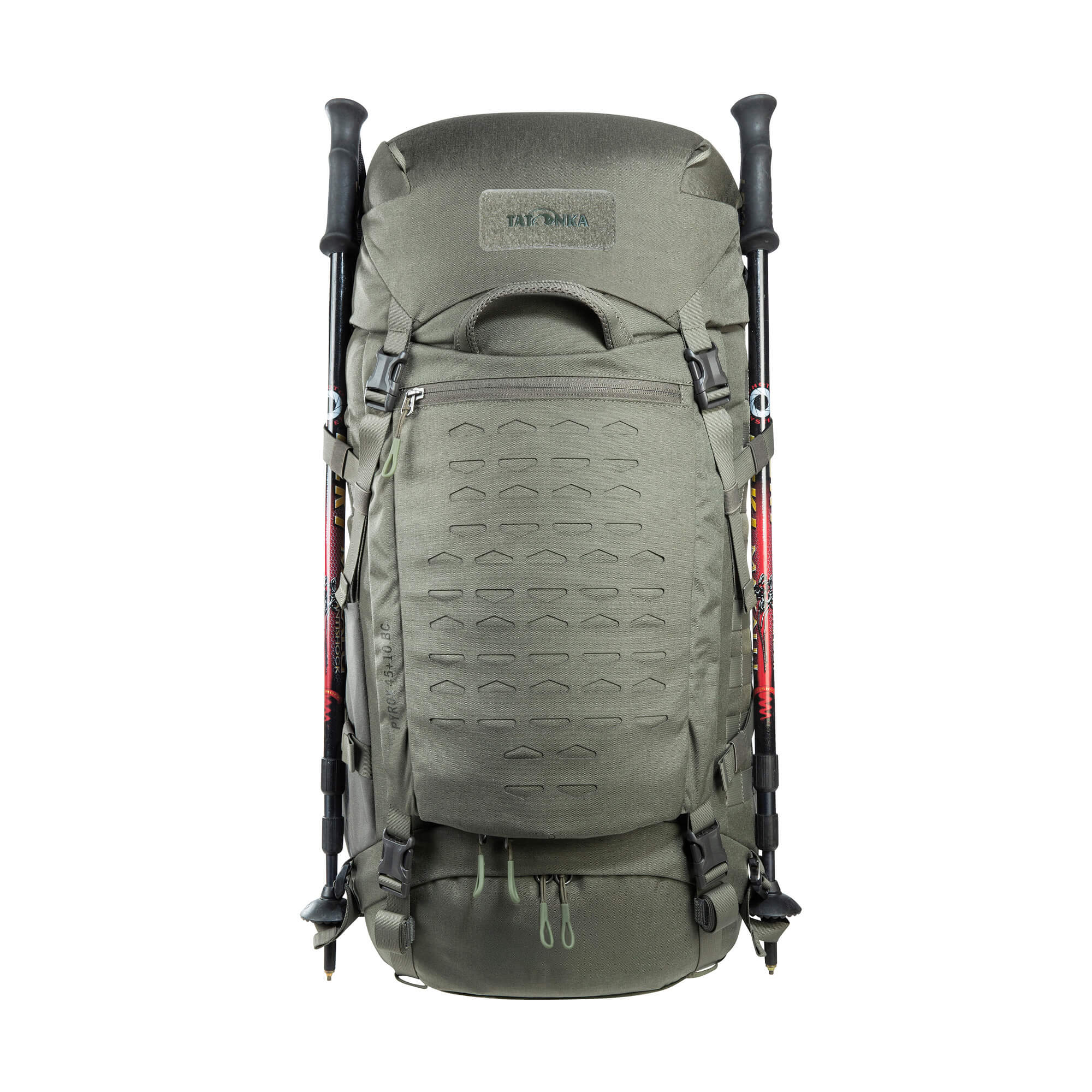 Pyrox 45+10L Bushcraft Backpack - Green