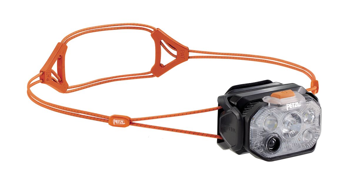 Swift RL Headtorch - Black / Orange