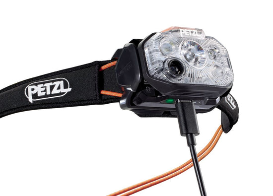 Swift RL Headtorch - Black / Orange