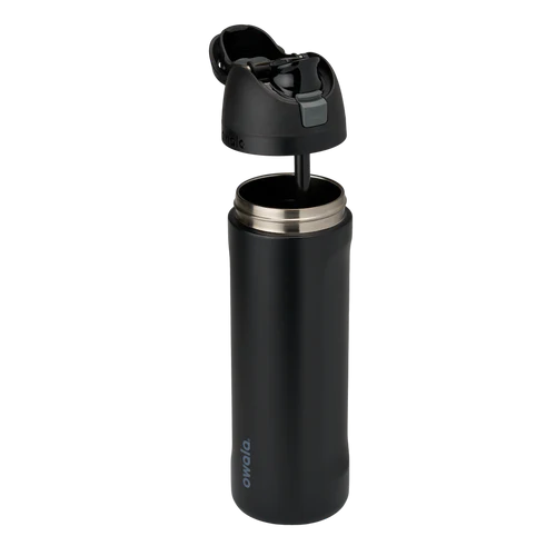 FreeSip® 24oz Stainless Steel Bottle - Black
