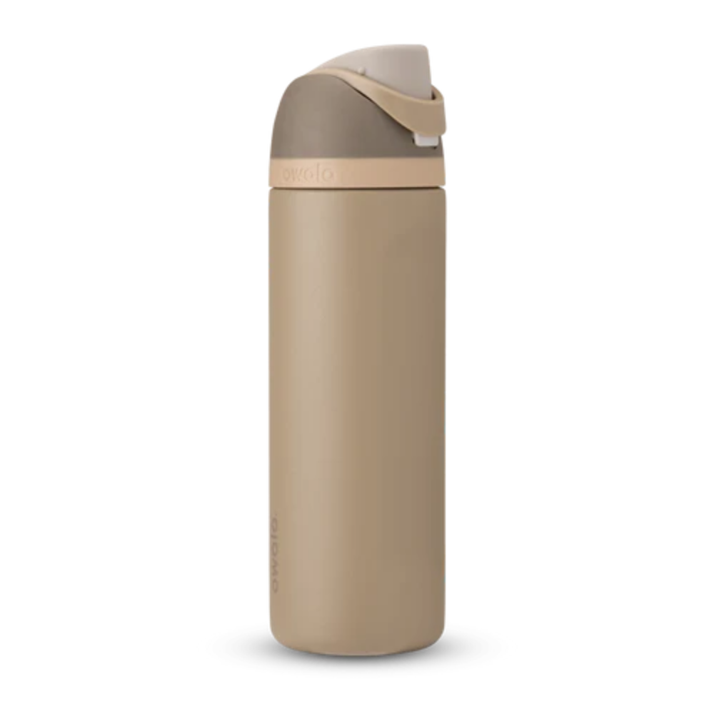 FreeSip® 24oz Stainless Steel Bottle - Brown