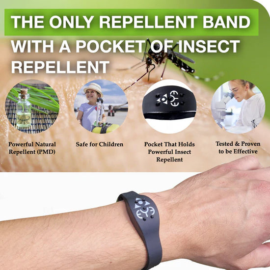 Mosquito Repellent Band - Black