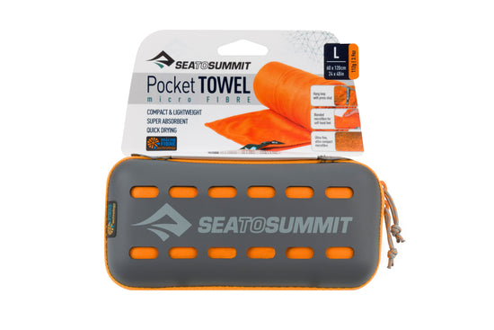 Pocket Towel Large - Orange