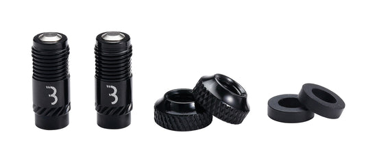 CoreCaps Valve Caps - 2 Pieces - Black