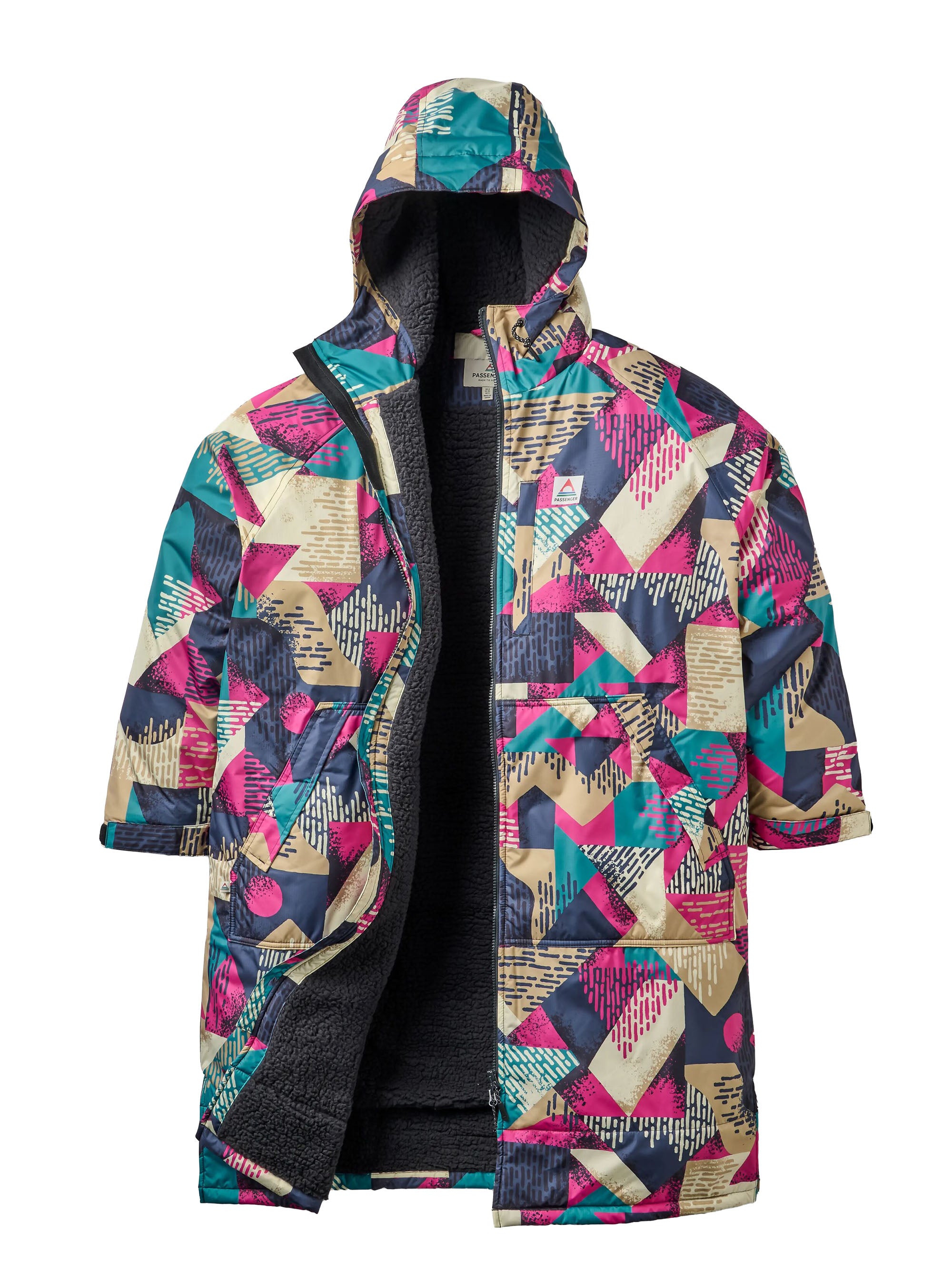 Unisex Waves Changing Robe - Multi