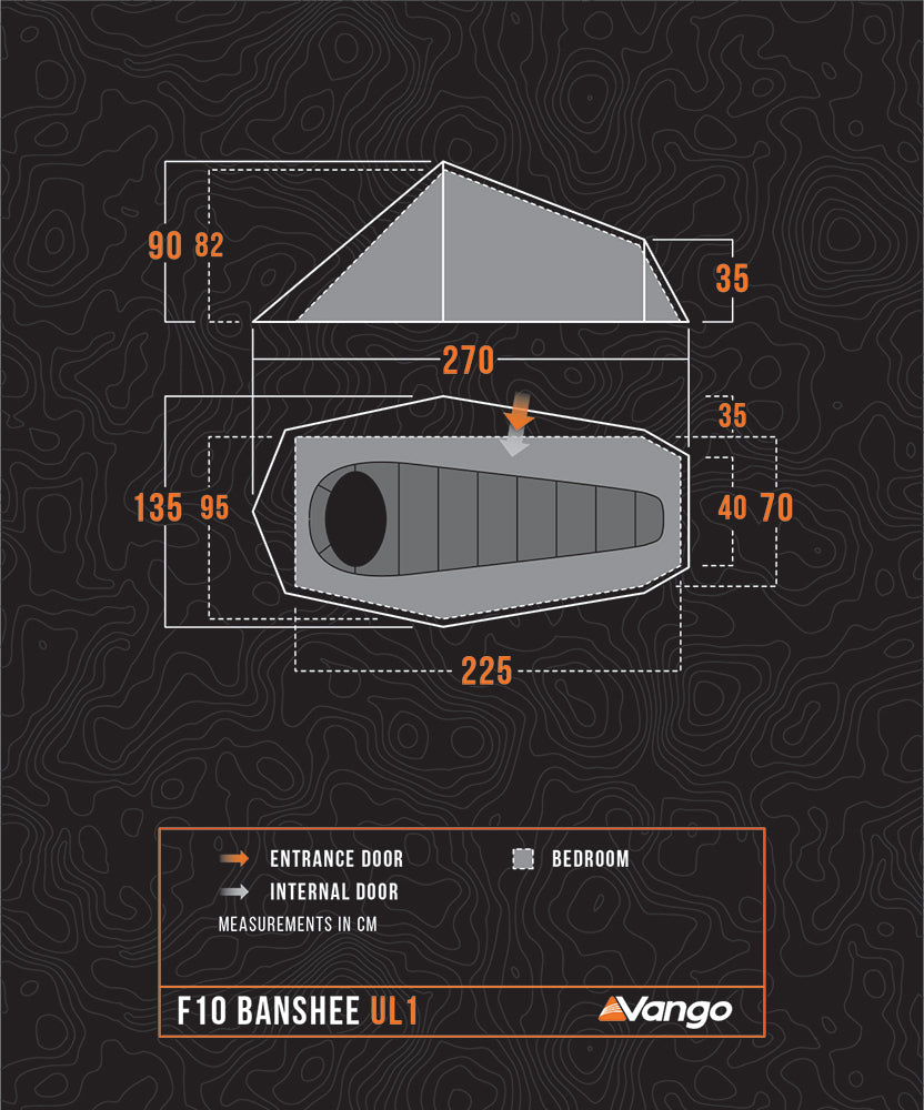 Force Ten Banshee UL1 Tent - Orange