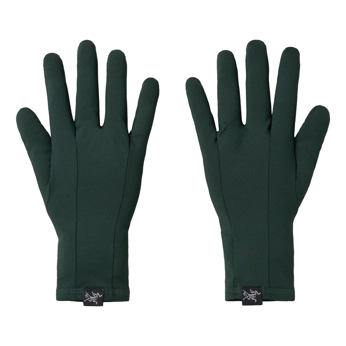 Unisex Rho Liner Gloves - Dark Jade