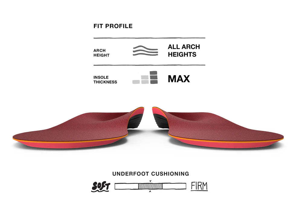 Winter Support Insole - Red