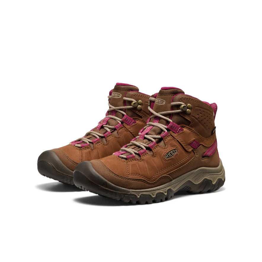 Women's Targhee IV Waterproof Hiking Boots - Brown / Pink