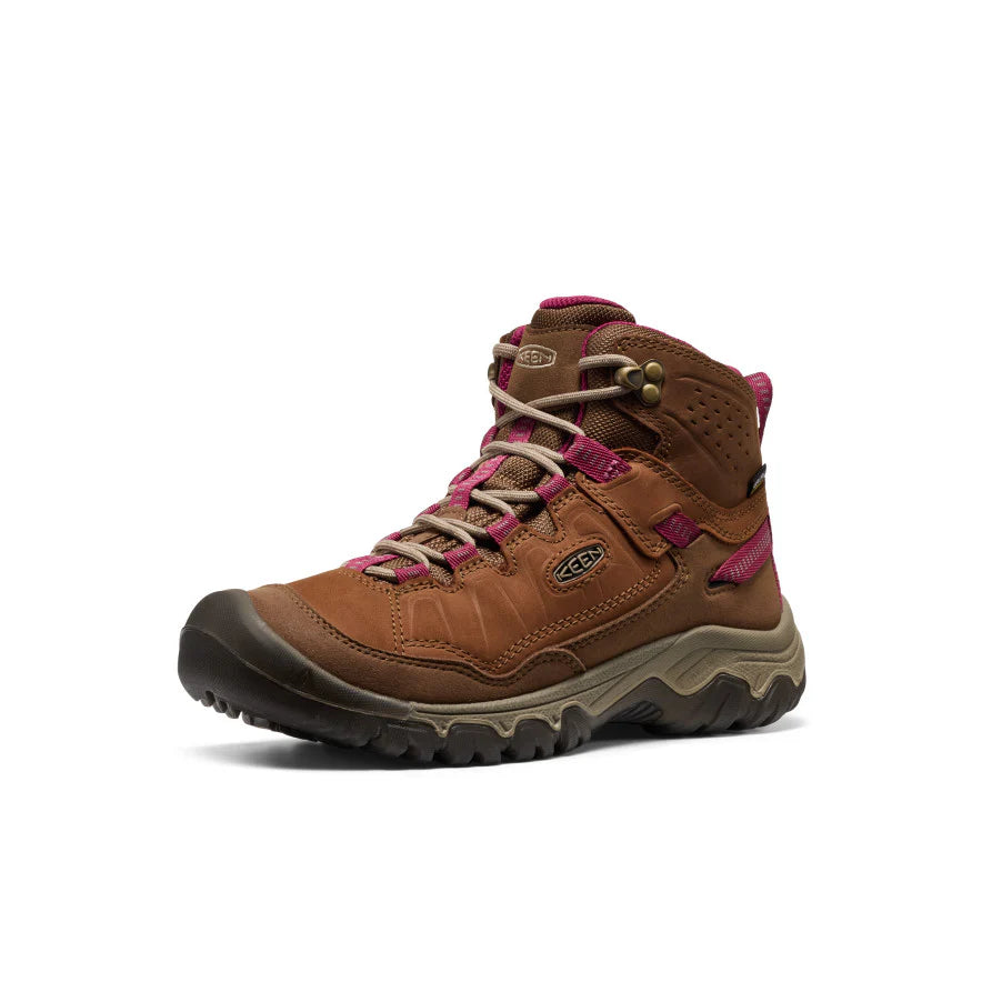 Women's Targhee IV Waterproof Hiking Boots - Brown / Pink
