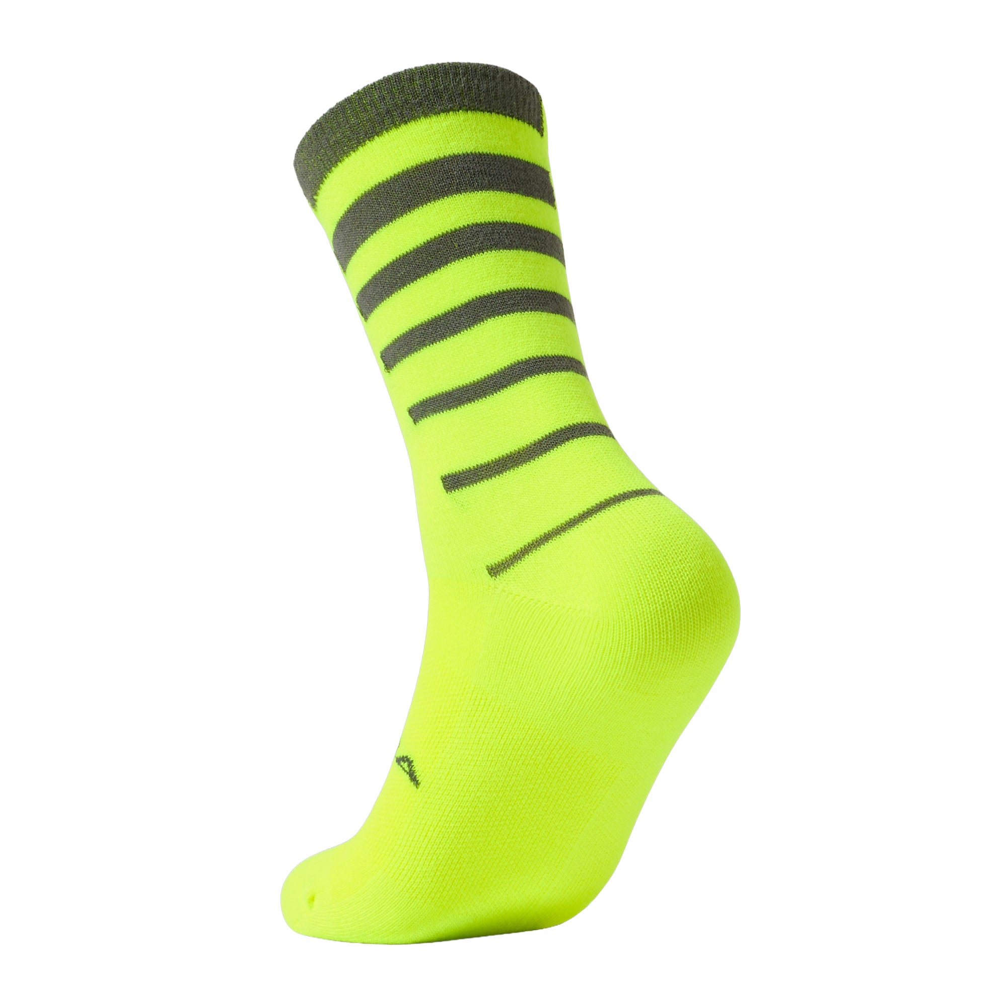 Unisex Coolmax Stripe Sock (Twin Pack) - Yellow