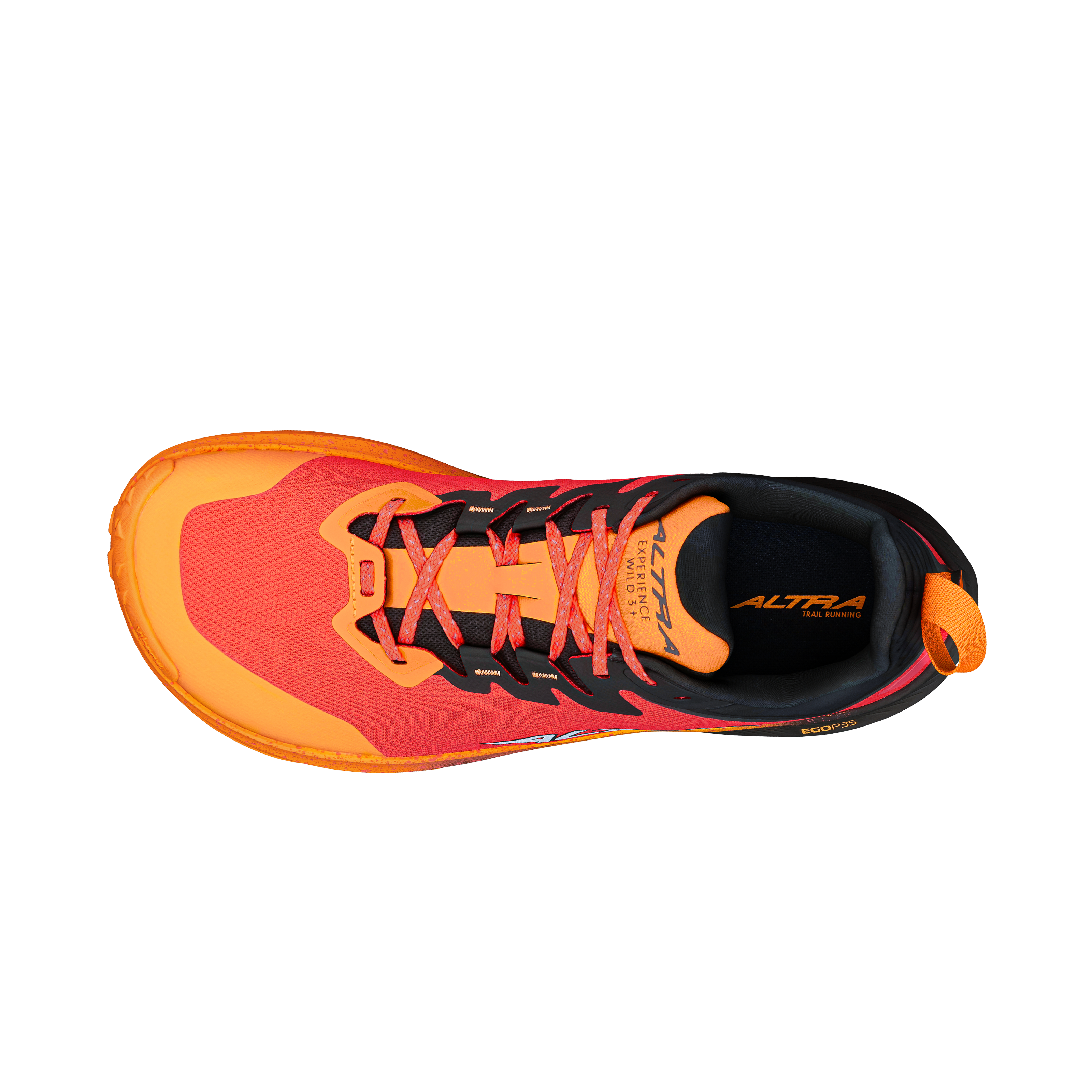 Men's Experience Wild 3+ Running Shoes - Black/Orange