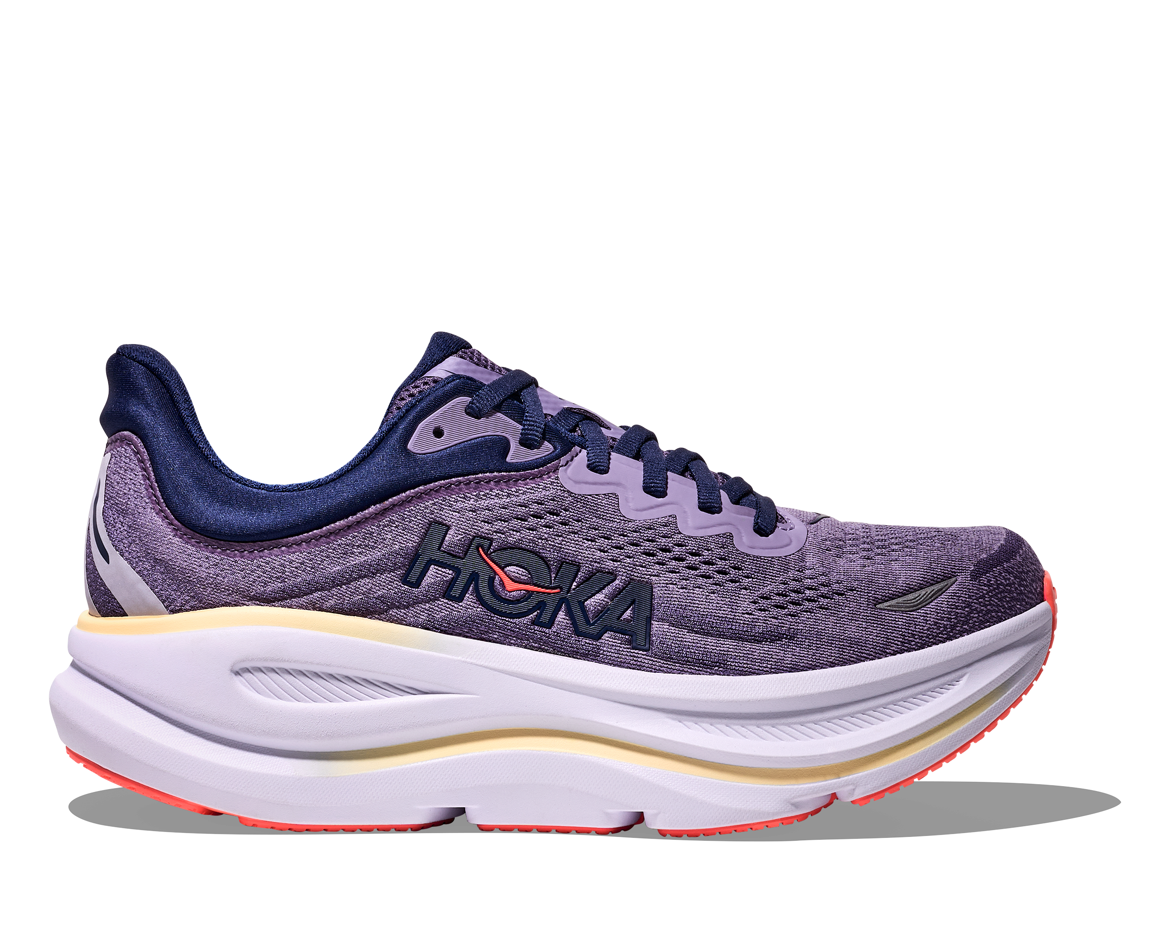 Women's Bondi 9 Road Running Shoes - Purple