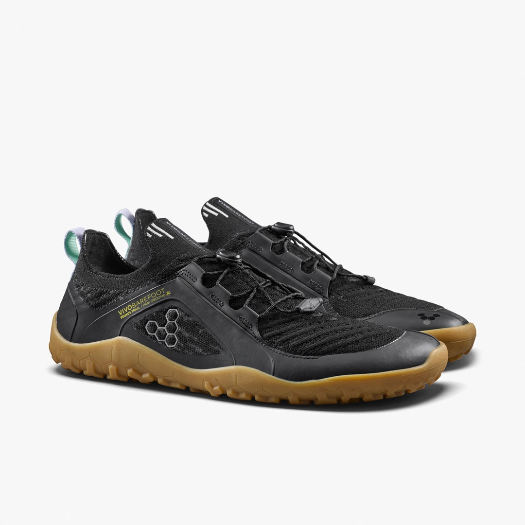 Men's Primus Trail Knit FG Running Shoes - Black