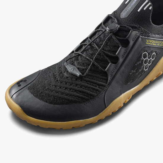 Men's Primus Trail Knit FG Running Shoes - Black