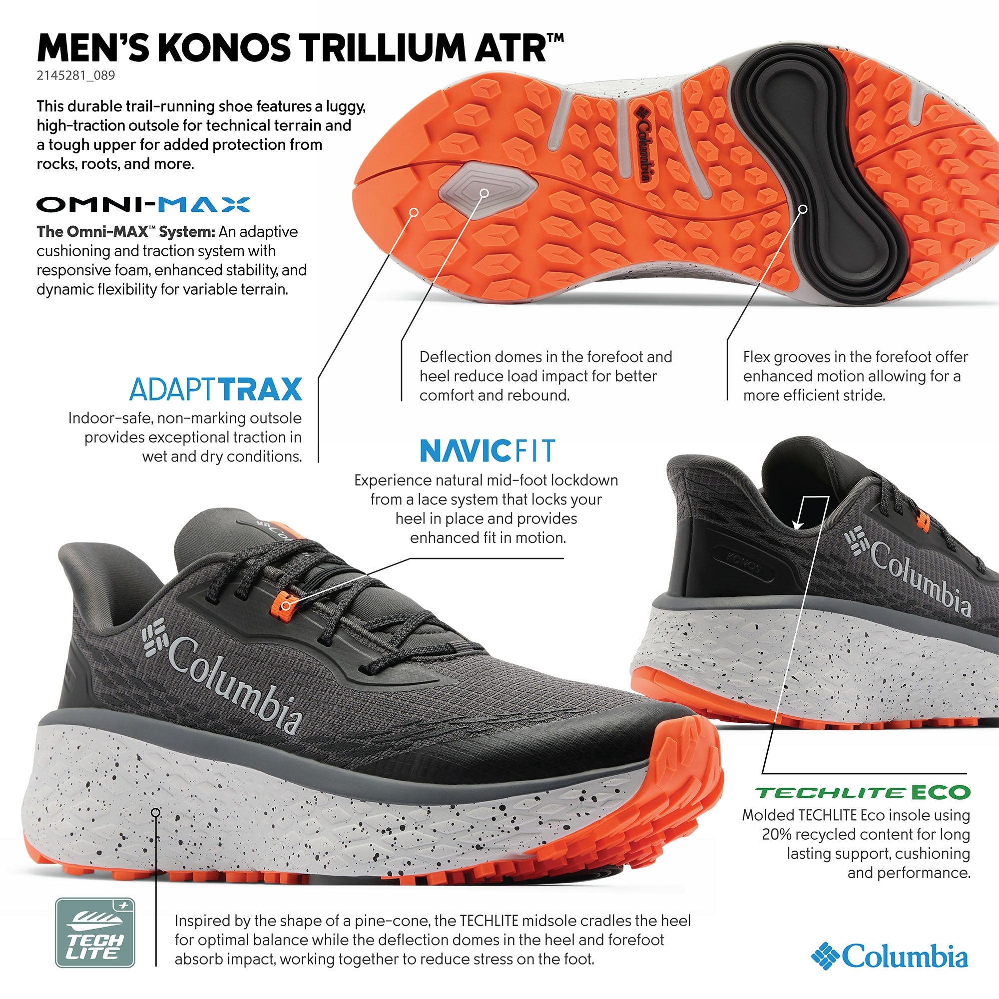Men's Konos Trillium ATR™ Shoes - Grey