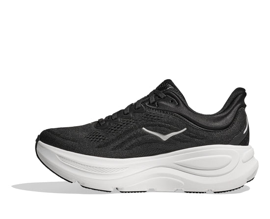Women's Bondi 9 Road Running Shoes - Black / White